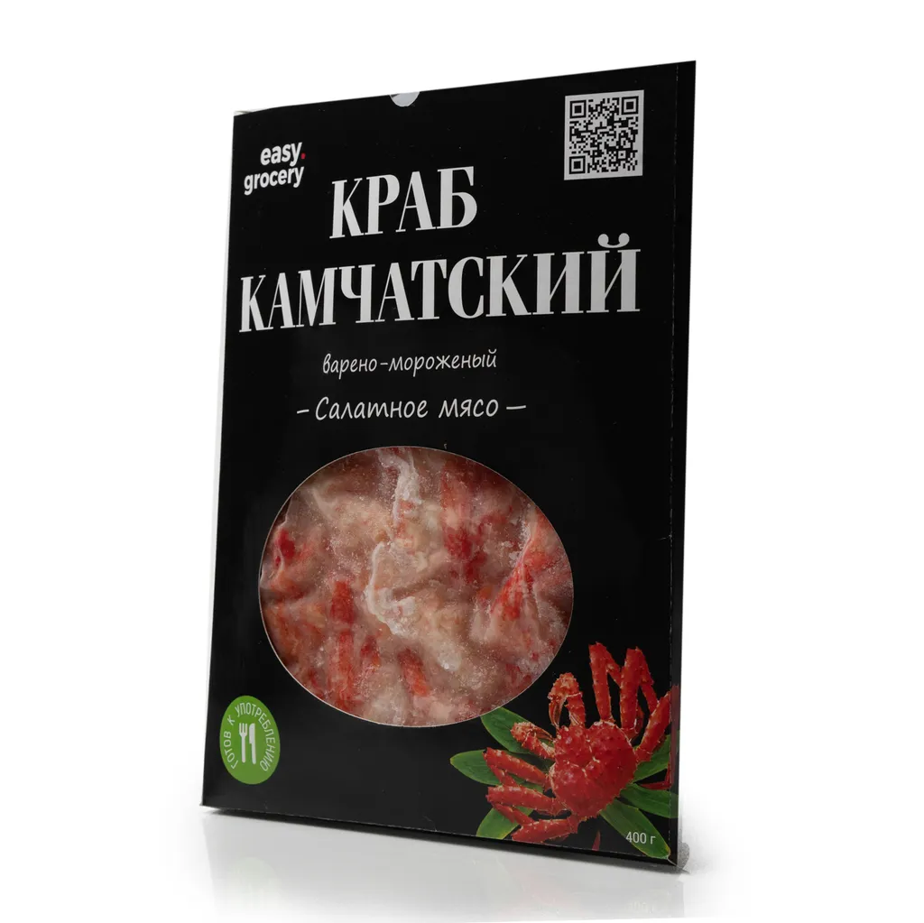 краб камчатский САЛАТНОЕ мясо 400г! New! в Санкт-Петербурге