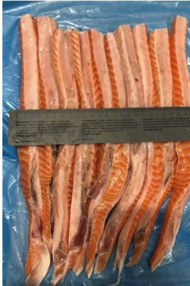фотография продукта Субпродукты брюшки лосося.