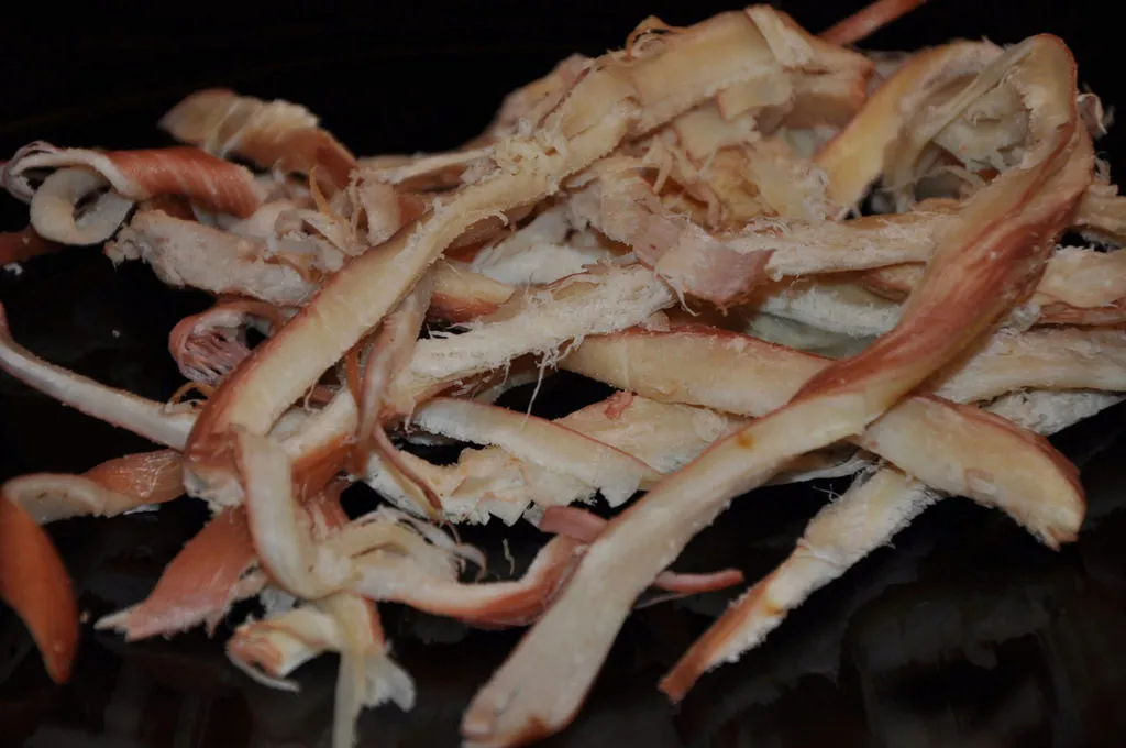 фотография продукта Рваный кальмар со вкусом мяса краба