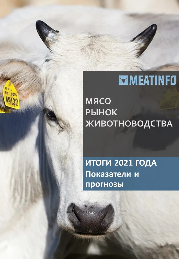 Meatinfo.ru представляет исследование рынков скота и мяса в России и в мире по итогам 2021 года