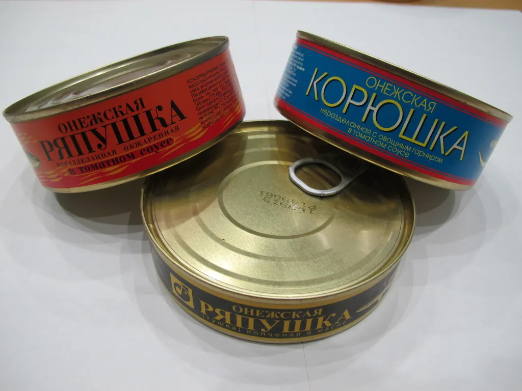 форель, ряпушка и пр. Рыбные консервы в Петрозаводске
