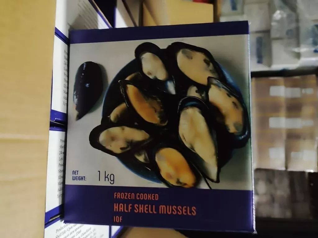 Фотография продукта Мидии на половинке створки