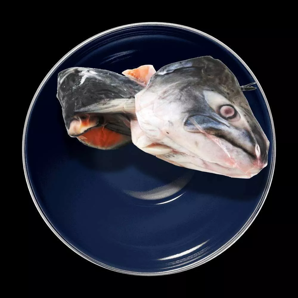 Фотография продукта Головы лосося 500+ мясистые, прямой срез