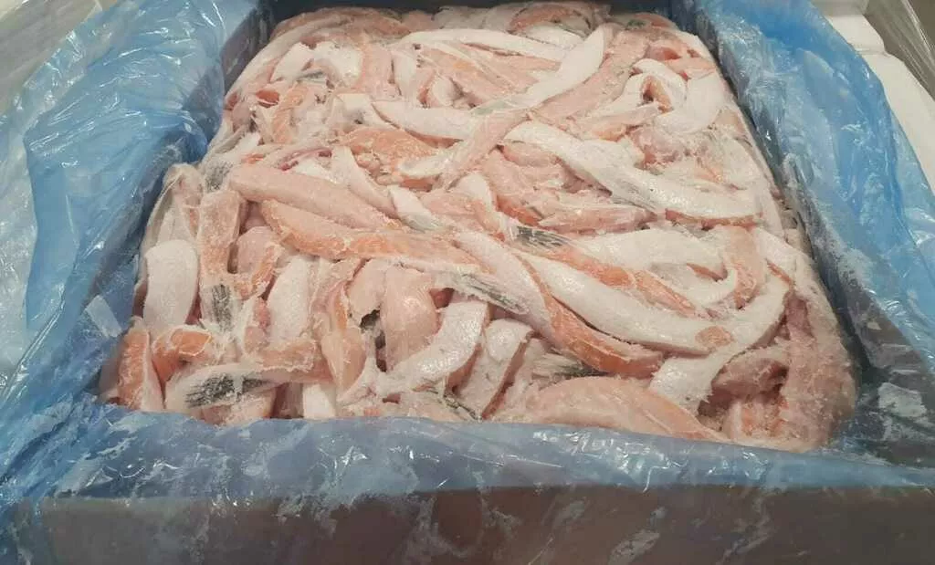 фотография продукта Субпродукты рыбные брюшки лосося с/м с/с