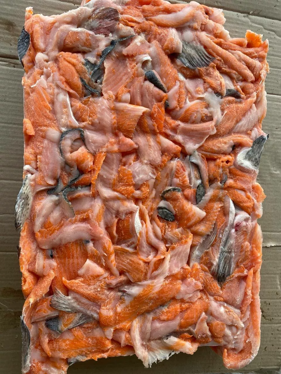 фотография продукта Обрезь форели с/м (блок)  