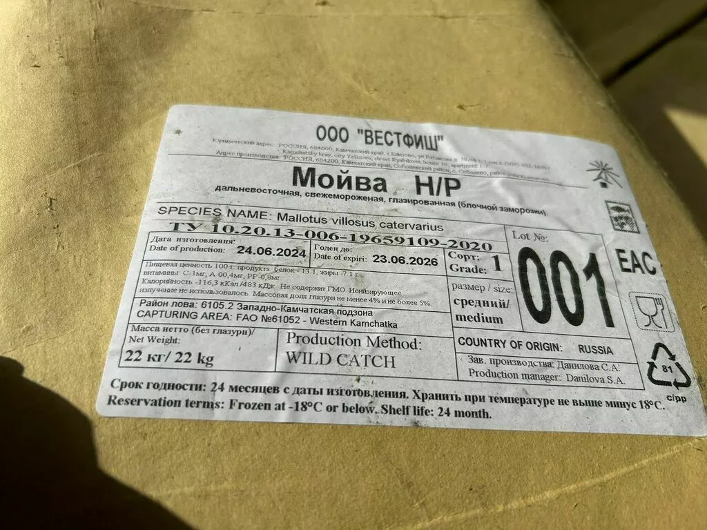 Фотография продукта   мойву сахалин