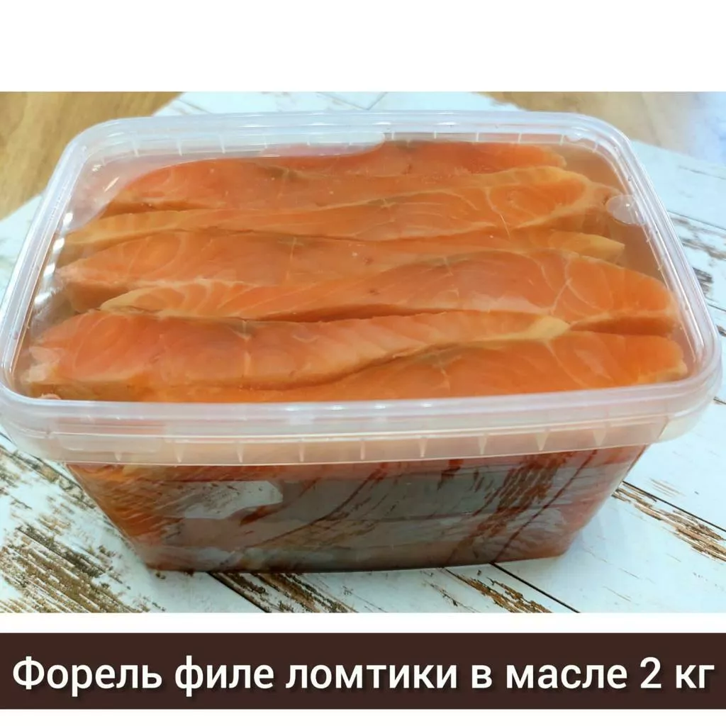 Фотография продукта Форель филе ломтики в масле 