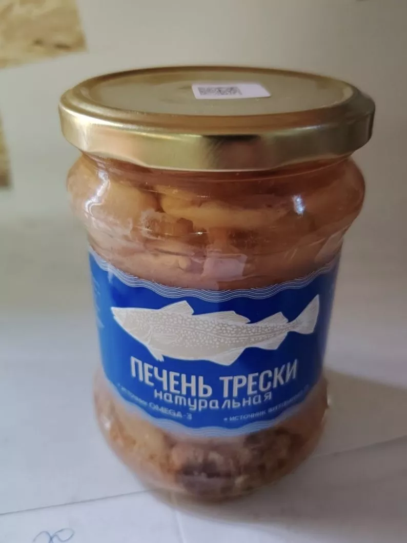 Фотография продукта Печень трески натуральная мурманск 