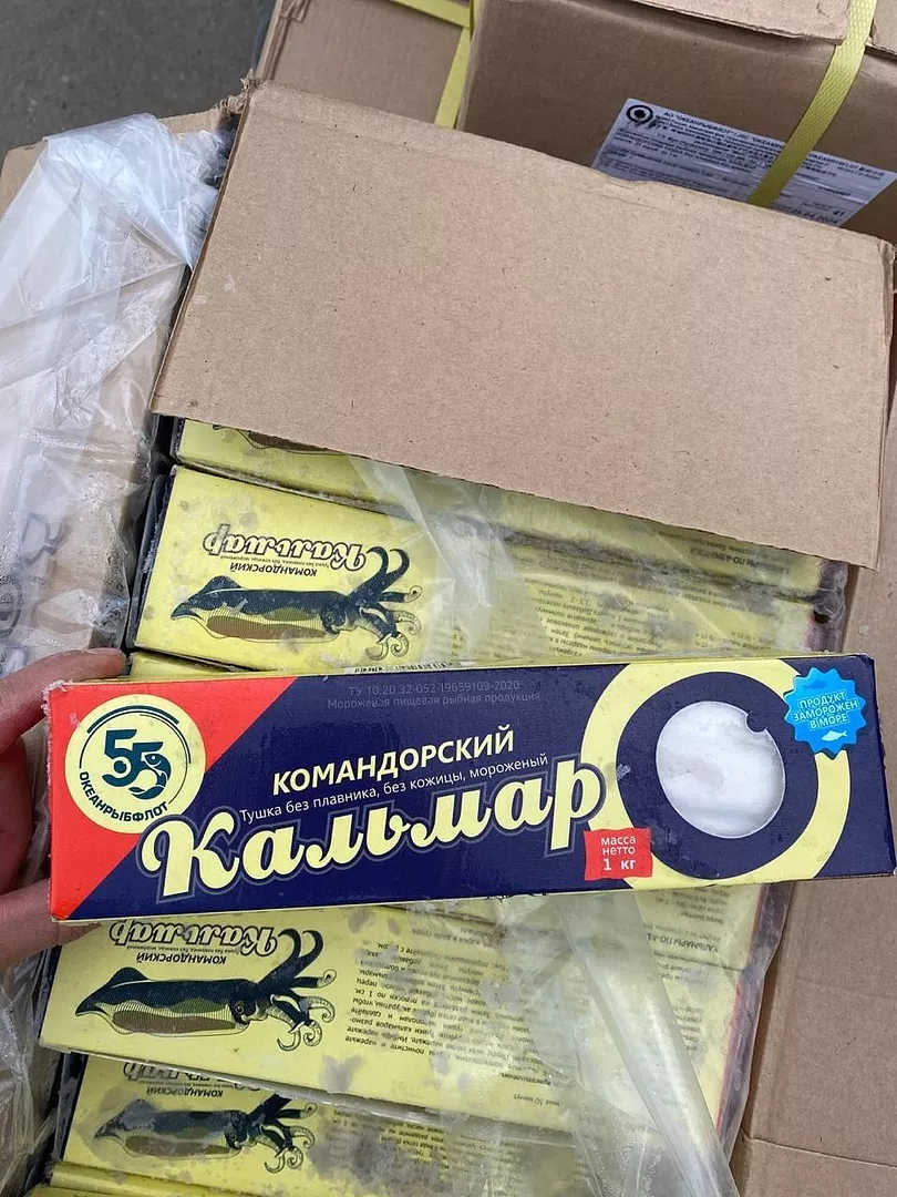 Фотография продукта Командорский кальмар 1кг