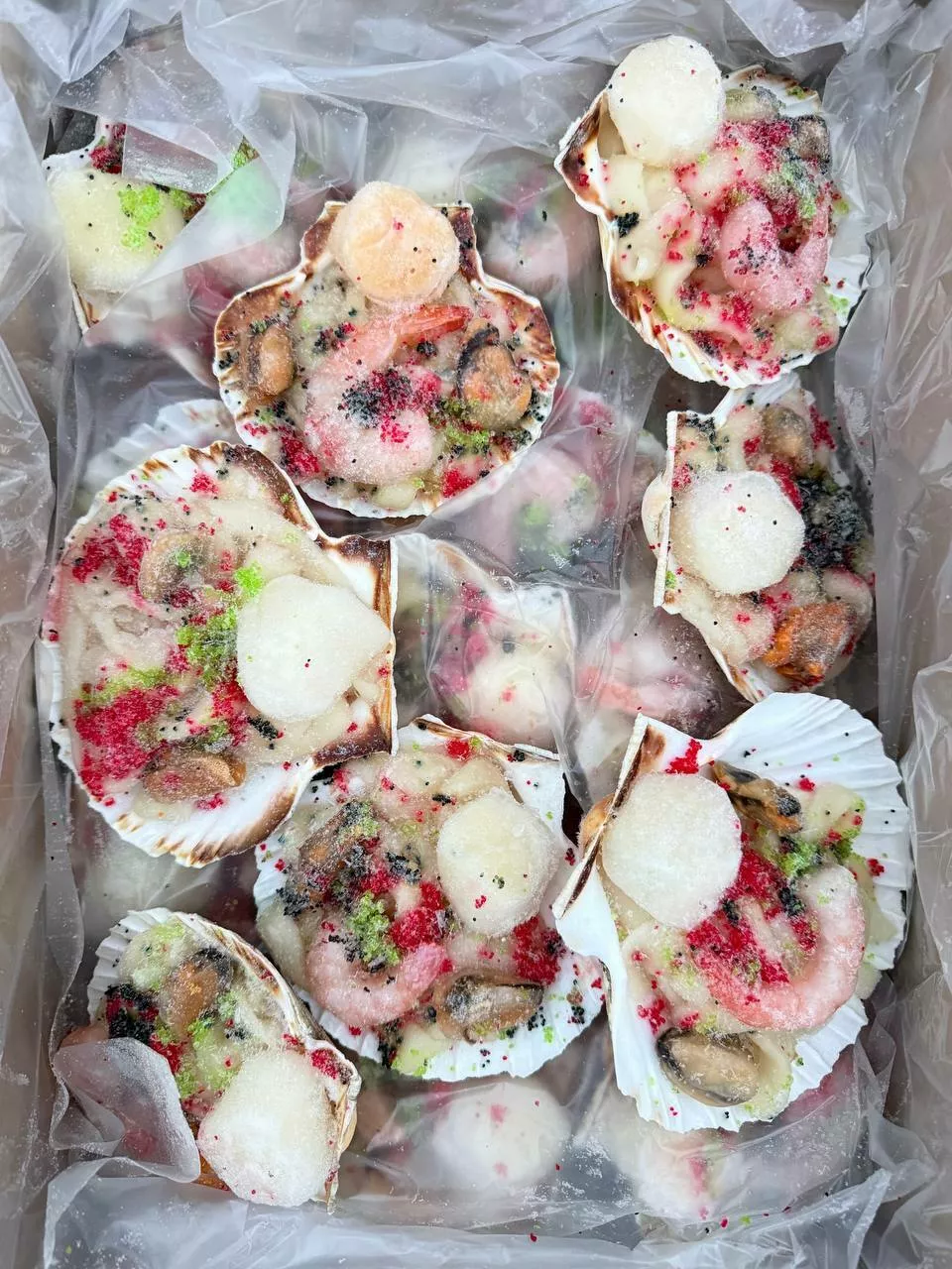 фотография продукта Гребешок по-шанхайски на полустворке