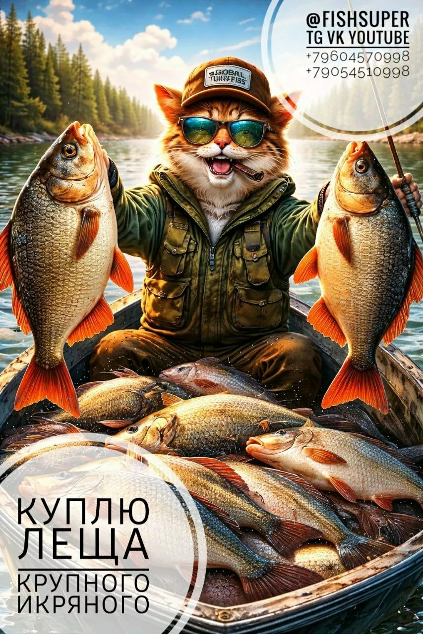фотография продукта Лещ икряной 1-1... кг, 3 кг