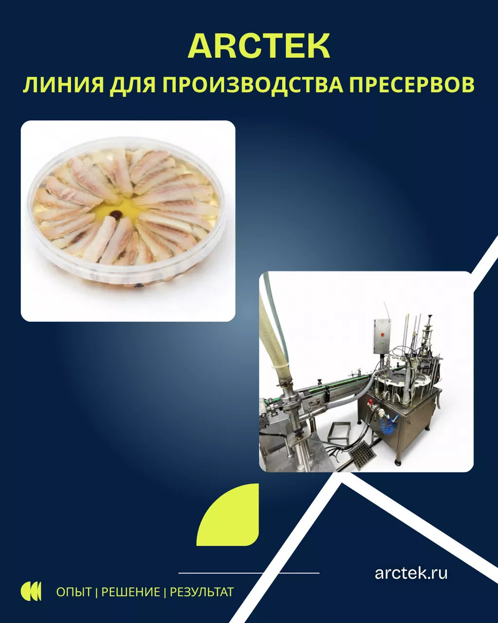Фотография продукта Линия для производства рыбных пресервов