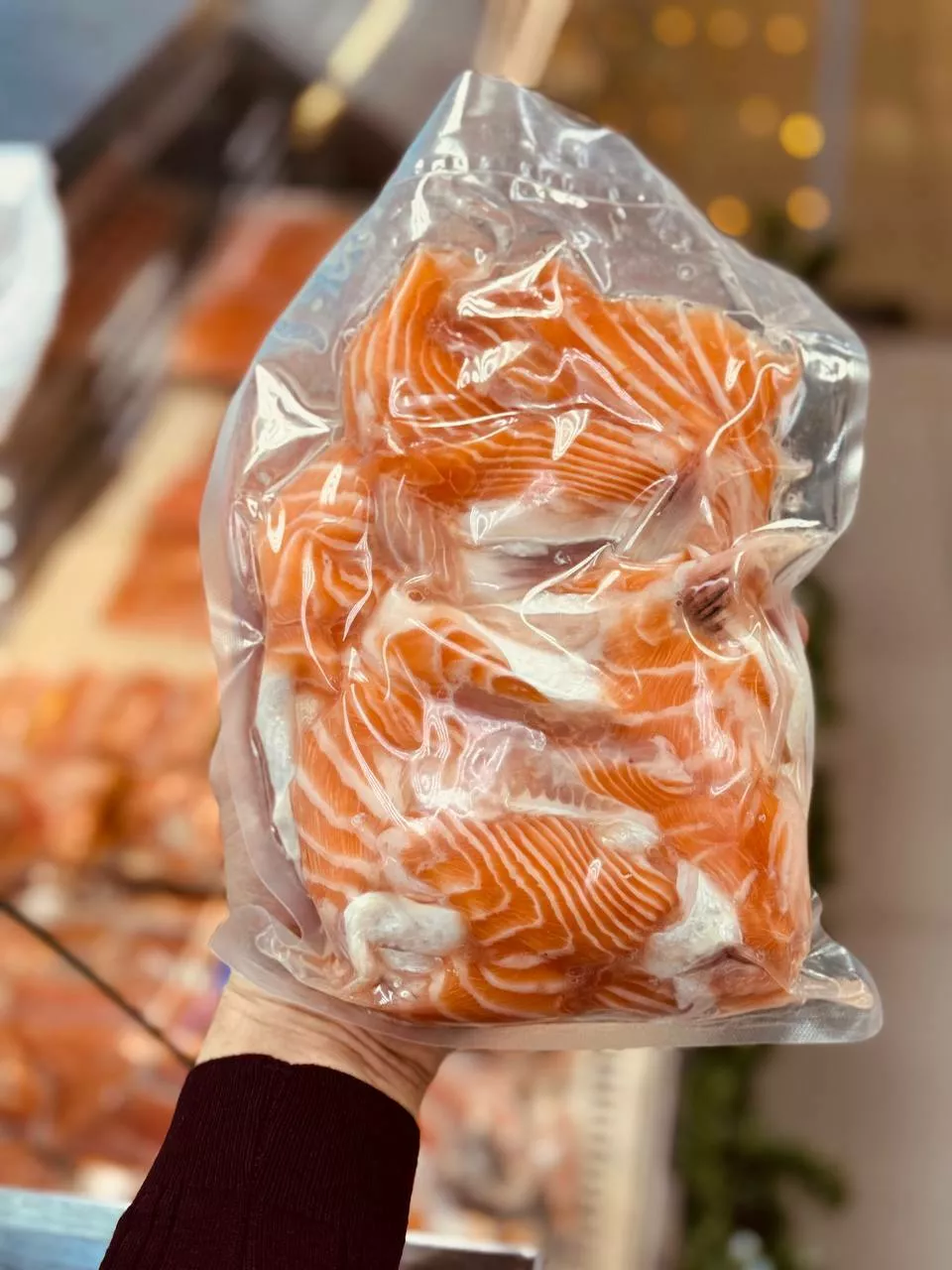 фотография продукта Жирные брюшки семги охл/мор