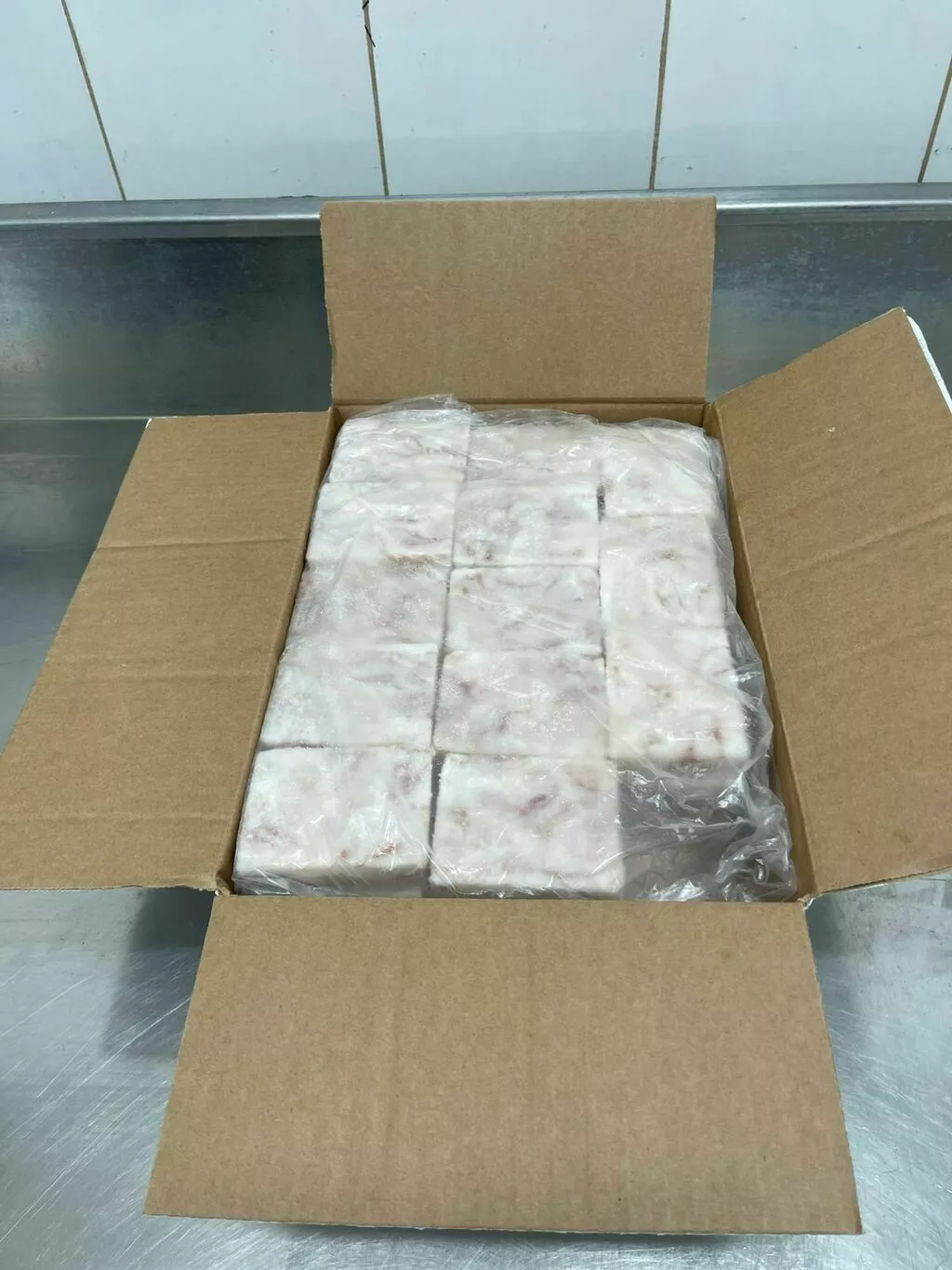 Фотография продукта Филе тресковых пород, (кубики), ГОСТ 