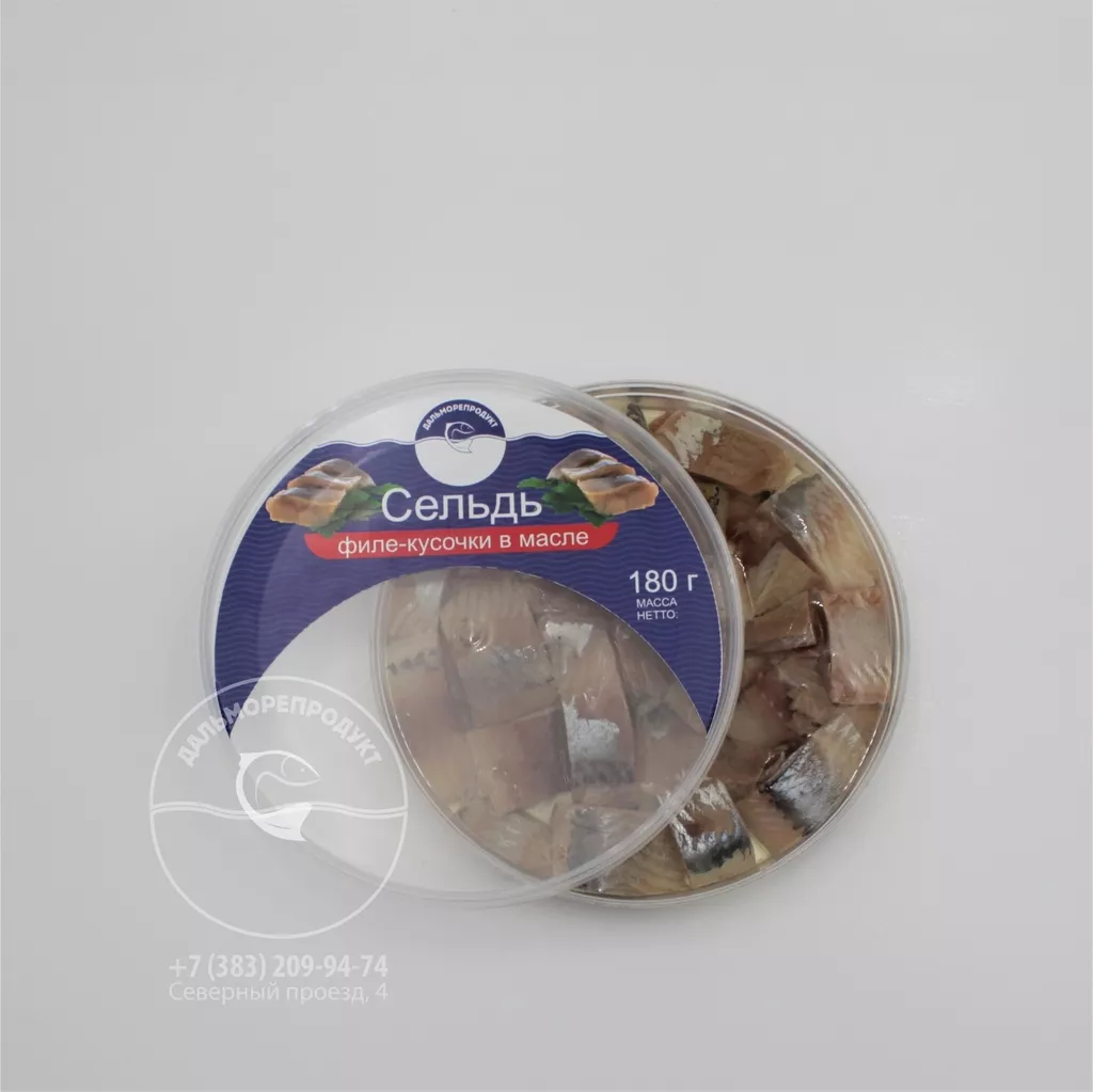 Фотография продукта Пресервы из сельди и красной рыбы
