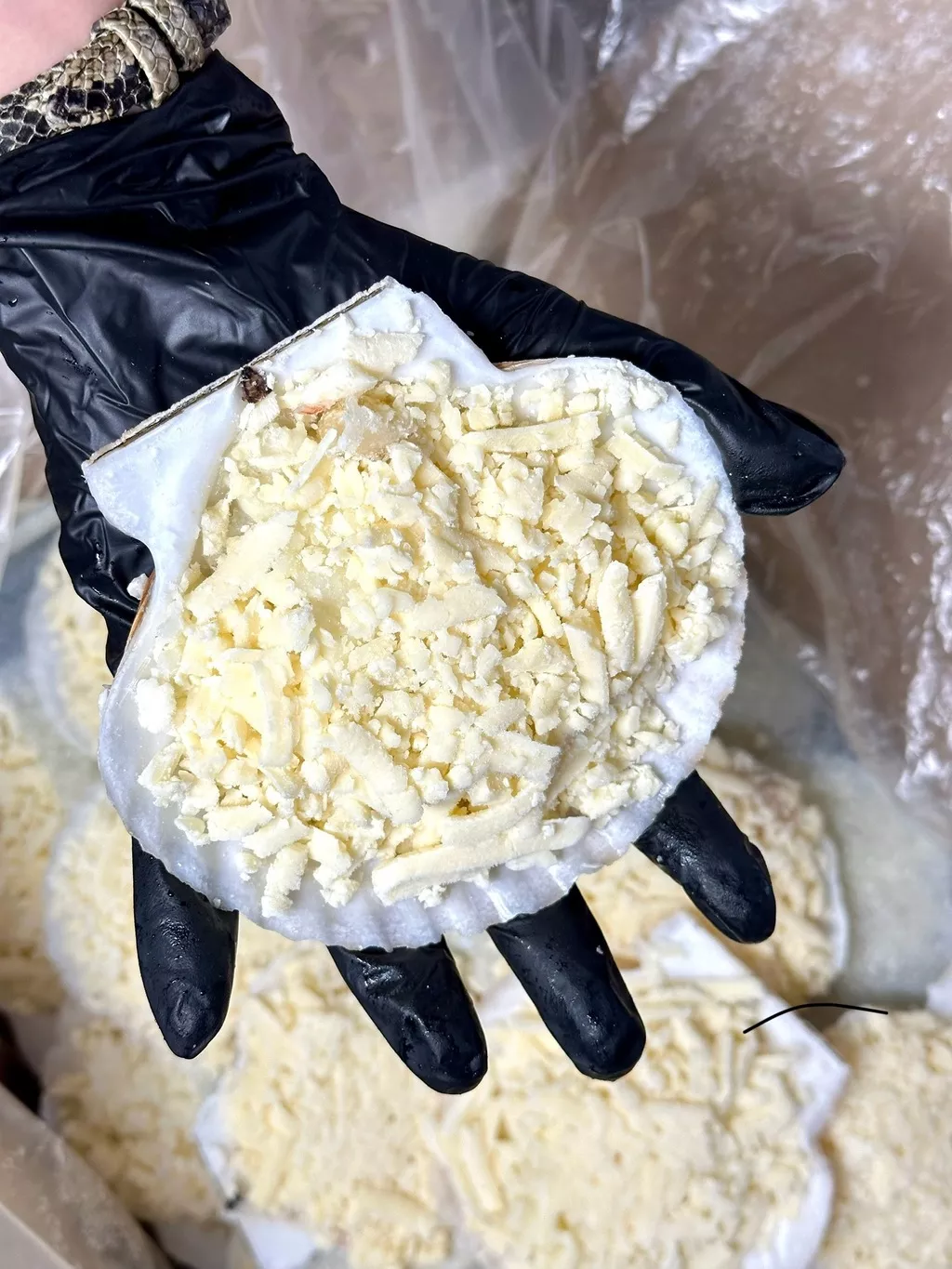 фотография продукта Гребешок по-шанхайски с крабом 1/4кг