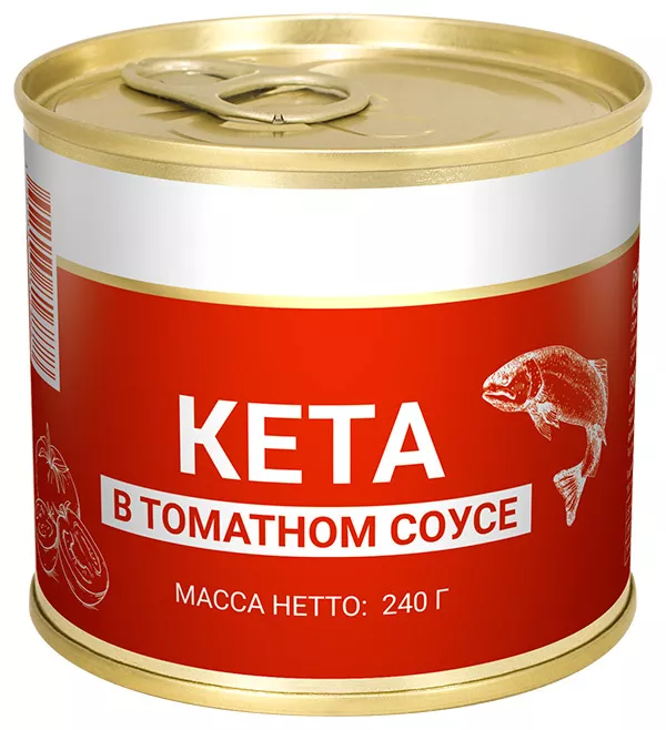 Фотография продукта Новинка - кета в томатном соусе